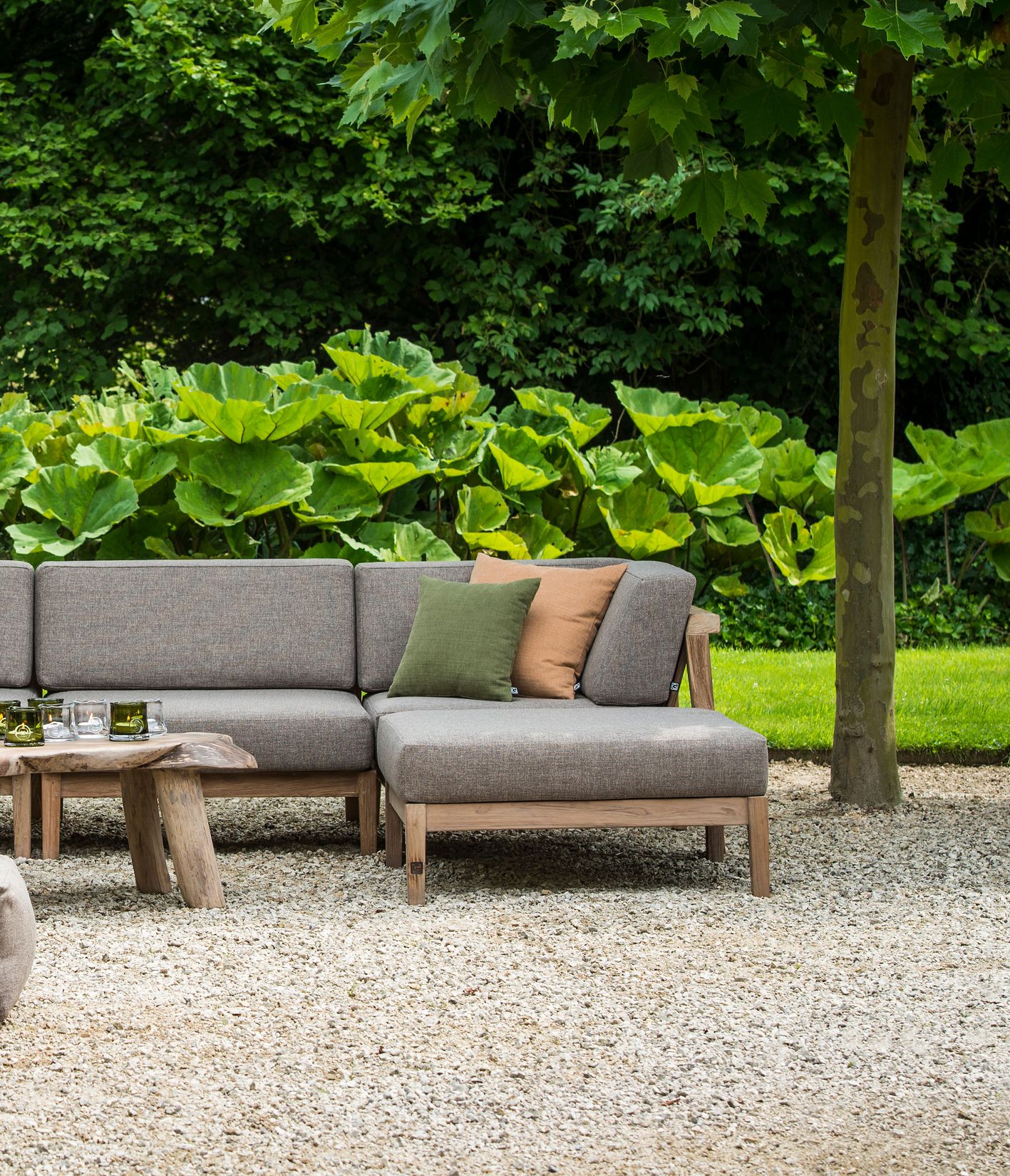 Gommaire Outdoor-Sofa Ottomane Copenhague inkl. Polster | STUFF Shop