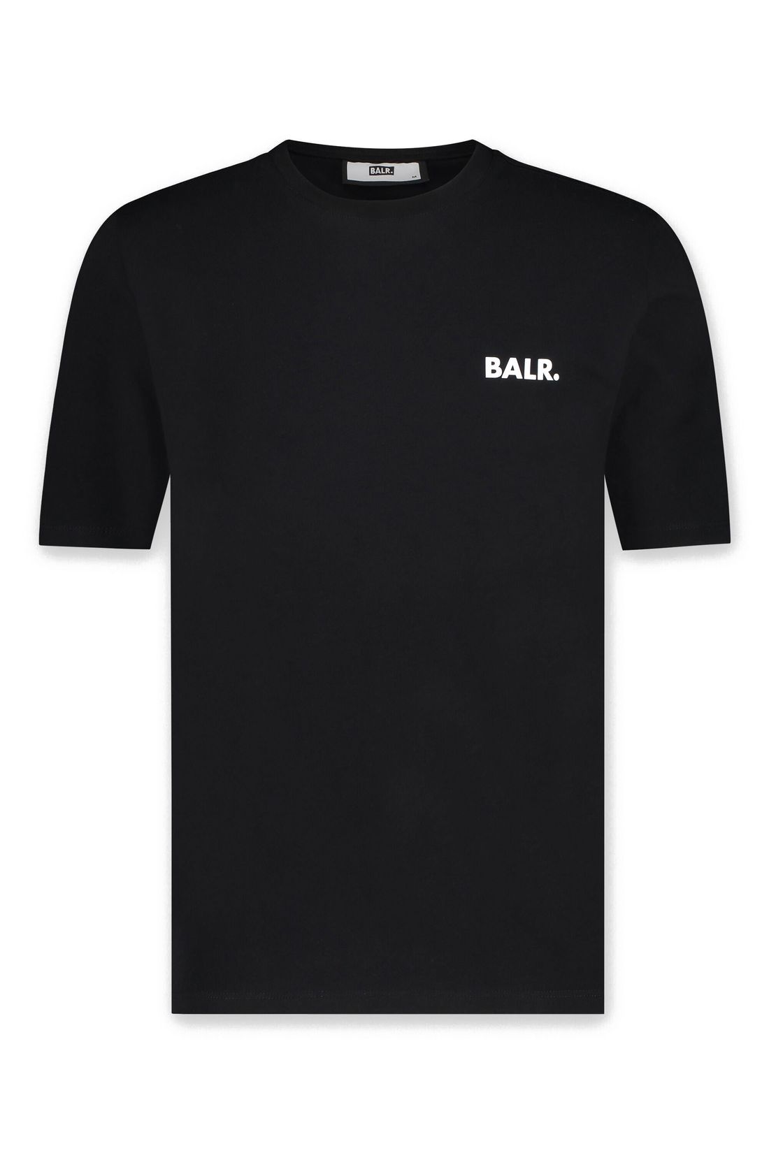 BALR. Herren T-Shirt Athletic Small Branded Chest Jet Black