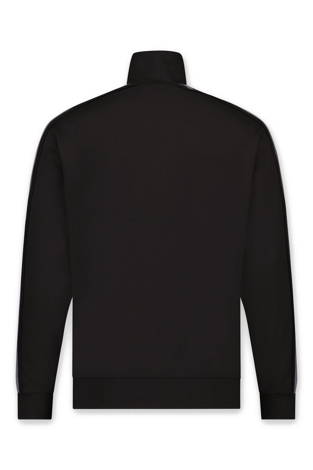 BALR. Herren Sweatjacke Louis Slim Crossing Tape Track Jacket Jet Black
