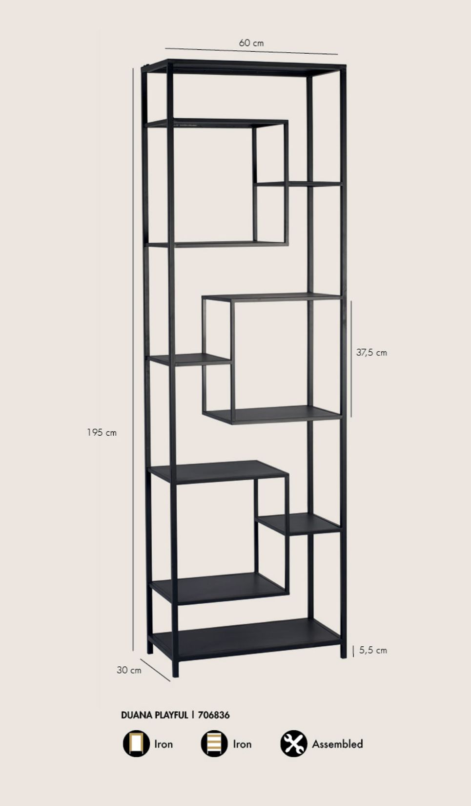 Regal Duana Playful Black | PTMD