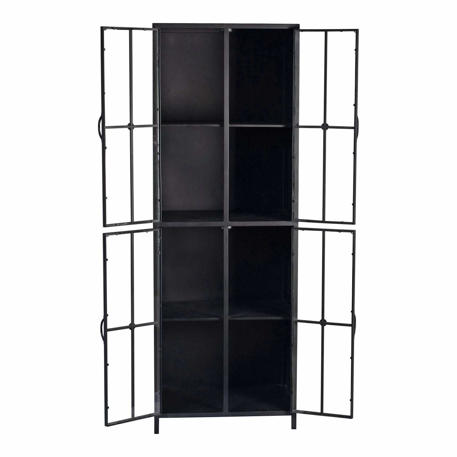 Vitrinen-Schrank Cave Metall
