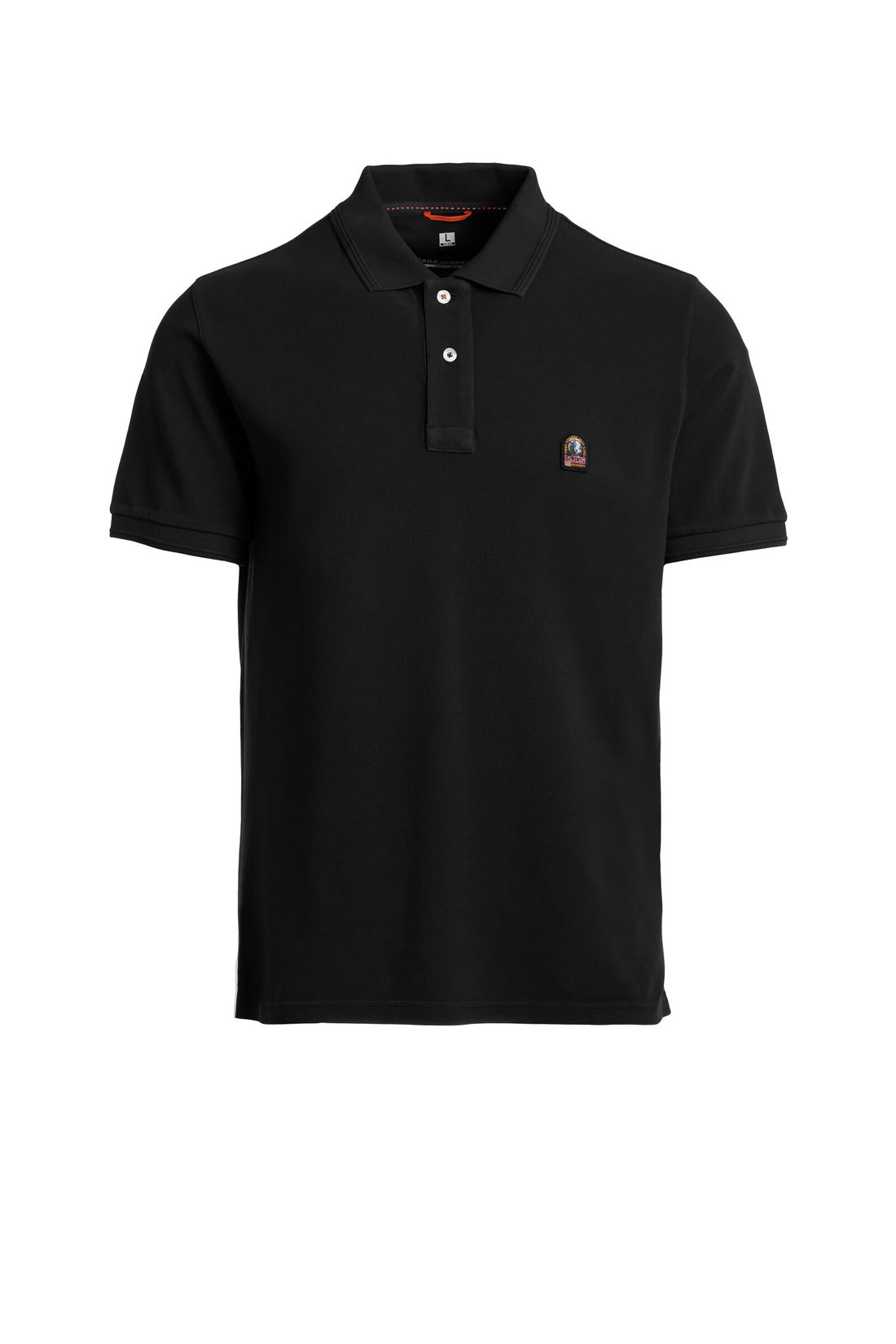 Parajumpers Herren Piqué Poloshirt Shirt Patch Polo aus reiner Baumwolle