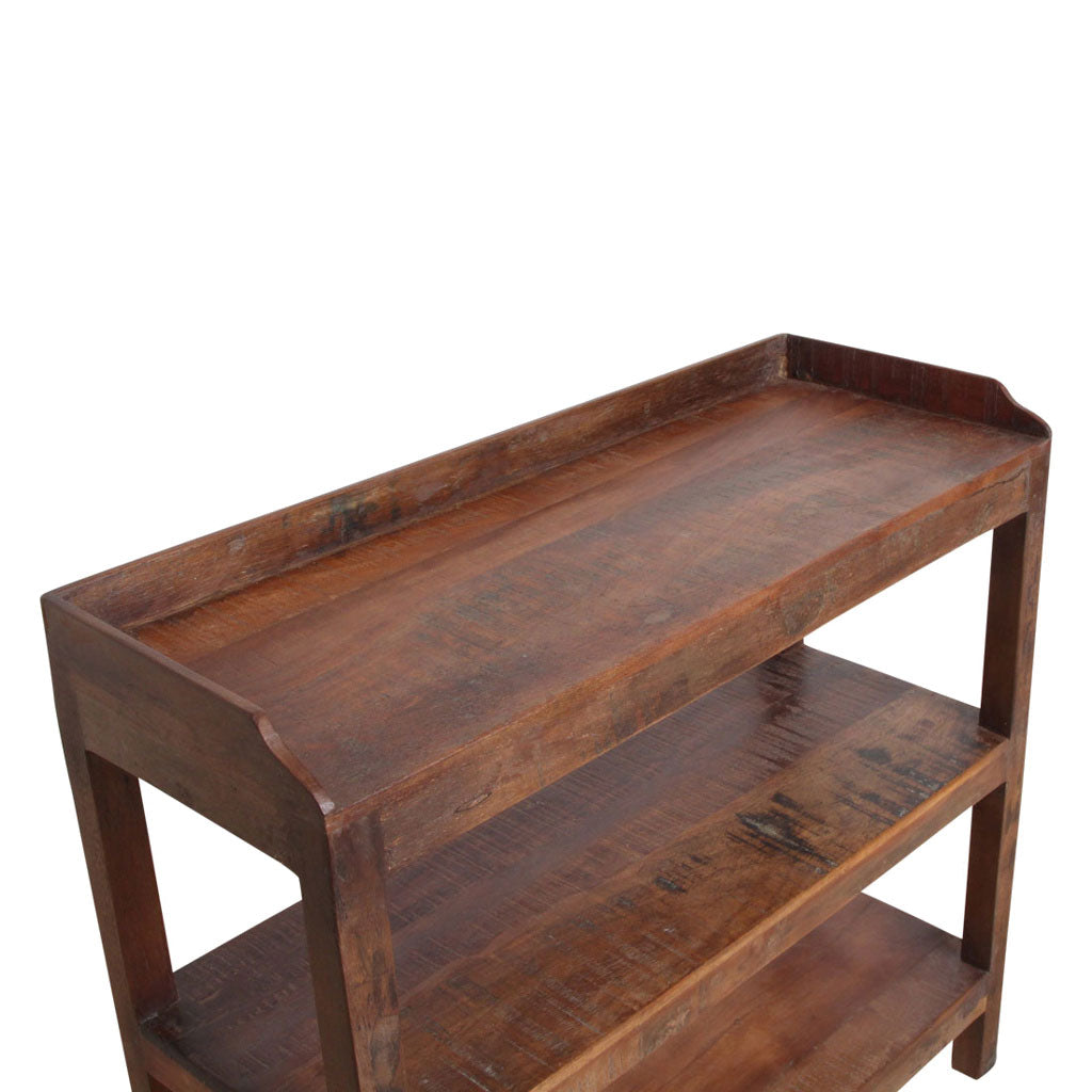 Indoor Regal Regal aus recyceltem Altholz Factory Rack im Wohnambiente aus Holz | zeitloses Design, hochwertig verarbeitet, ideal für Wohn- und | Ansicht 04