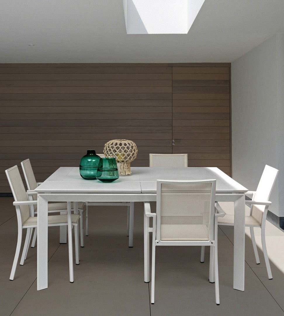 Ausziehbarer Tisch Konnor L110-160cm weiß Bizzotto I STUFF Shop