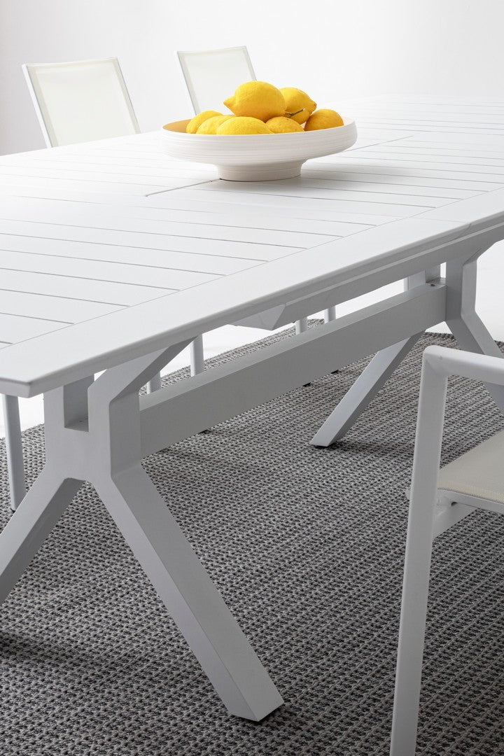 Ausziehbarer Tisch Kenyon L180-240cm weiß I STUFF Shop
