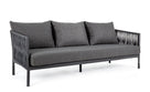 Outdoor Sofa Florencia mit Kissen anthrazit