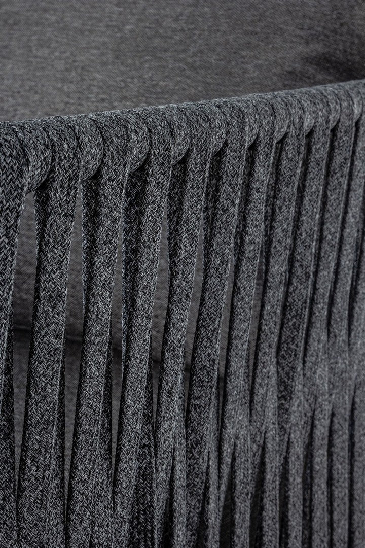 Sofa Florencia mit Kissen anthrazit