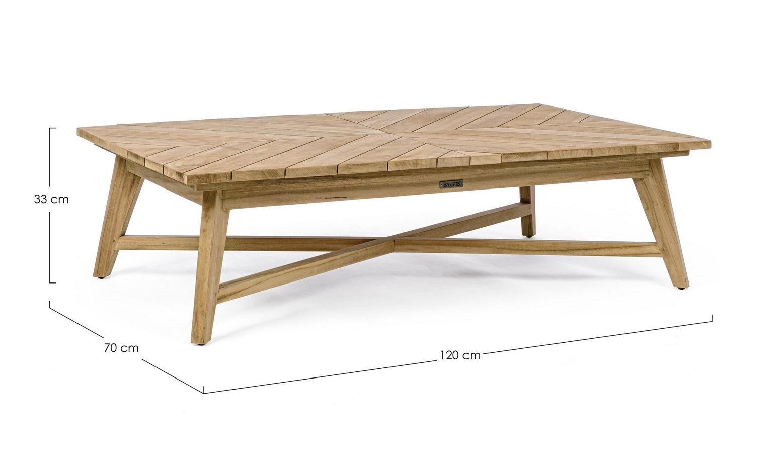 Couchtisch Coachella Teak rechteckig