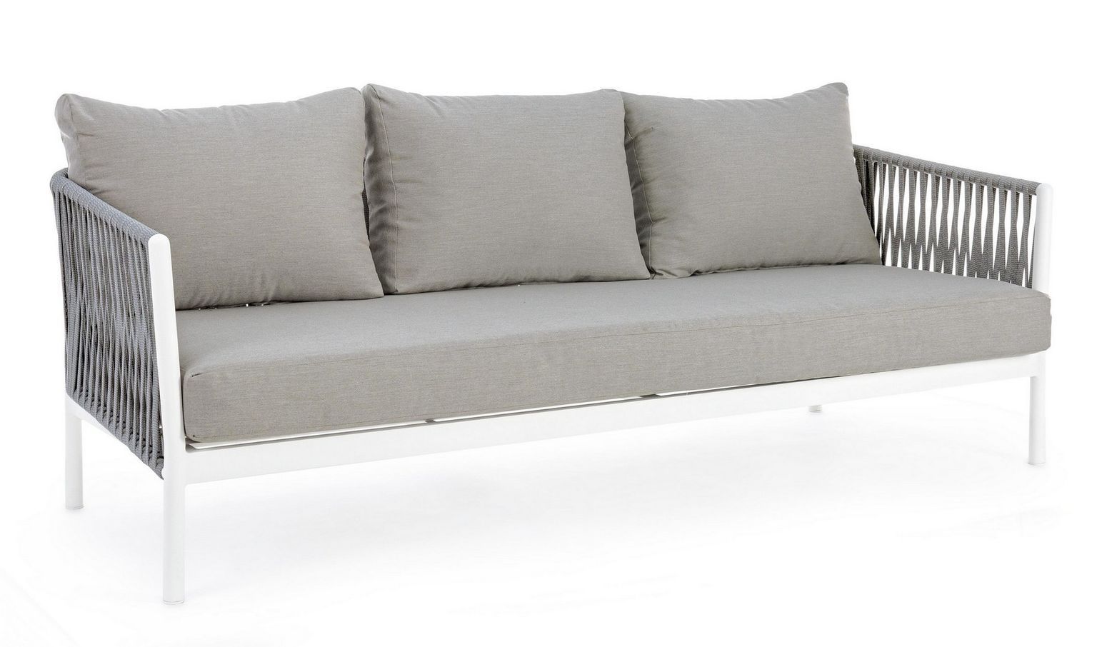 Sofa Florencia mit Kissen weiß I STUFF Shop
