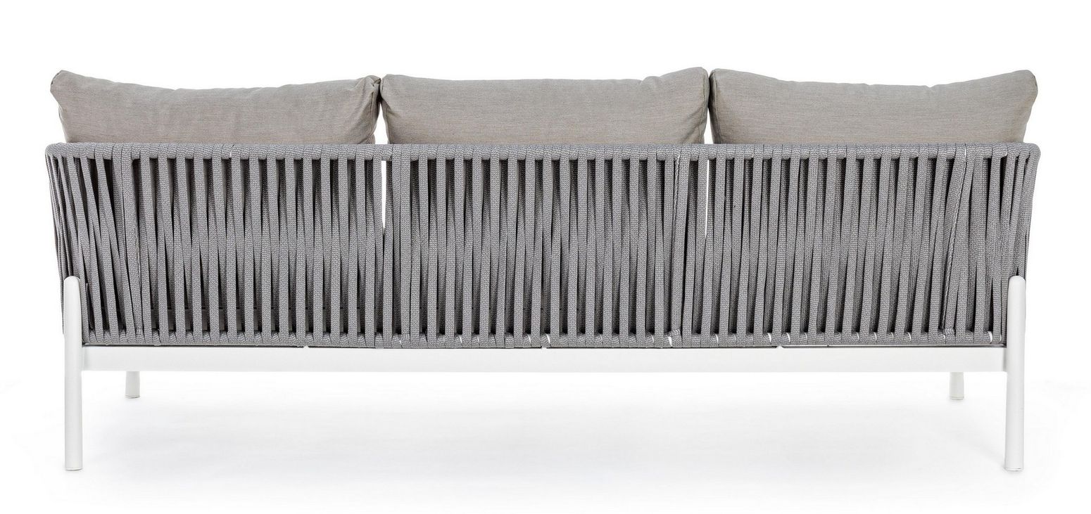 Sofa Florencia mit Kissen weiß I STUFF Shop