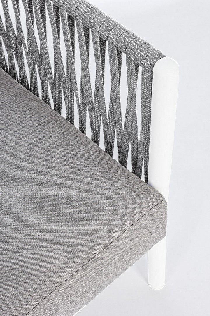 Sofa Florencia mit Kissen weiß I STUFF Shop