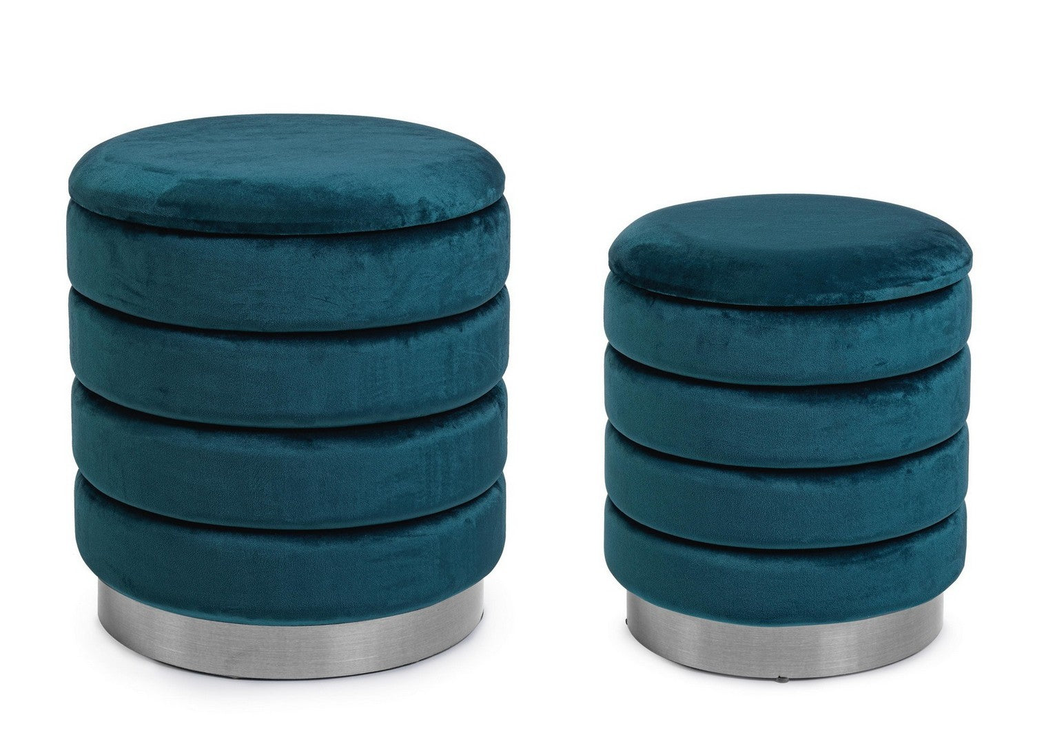 Pouf Darina 2-Set türkis
