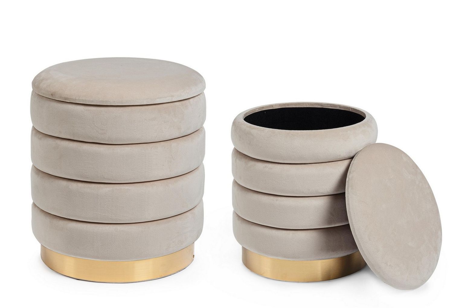 Pouf Darina 2-Set beige