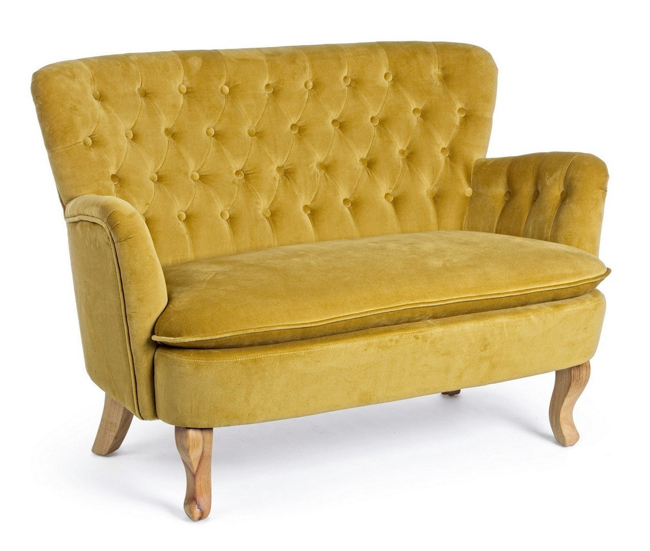 Sofa Orlins senffarben I STUFF Shop