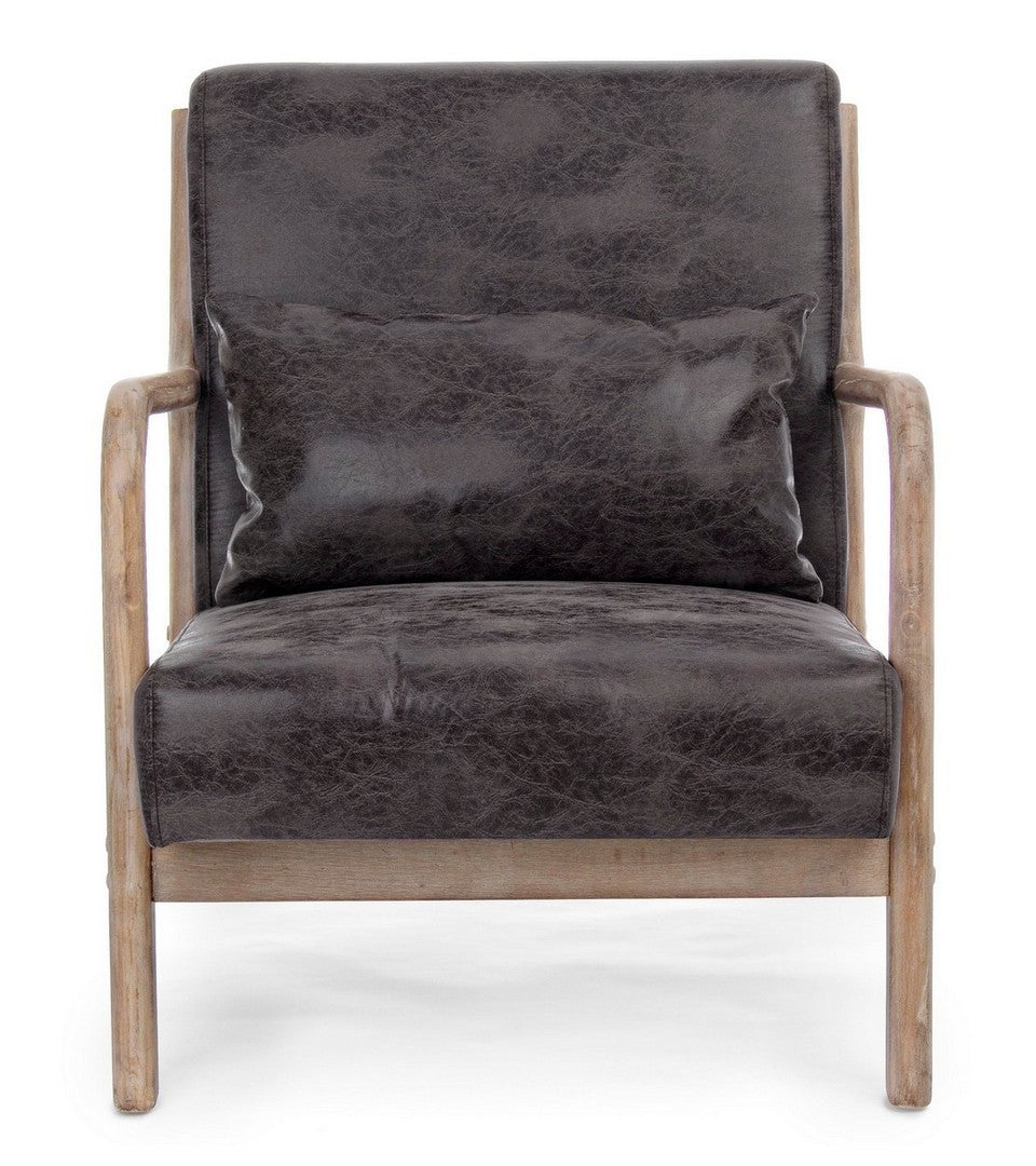 Sessel Ancilla in Dunkelbraun von Bizzotto
