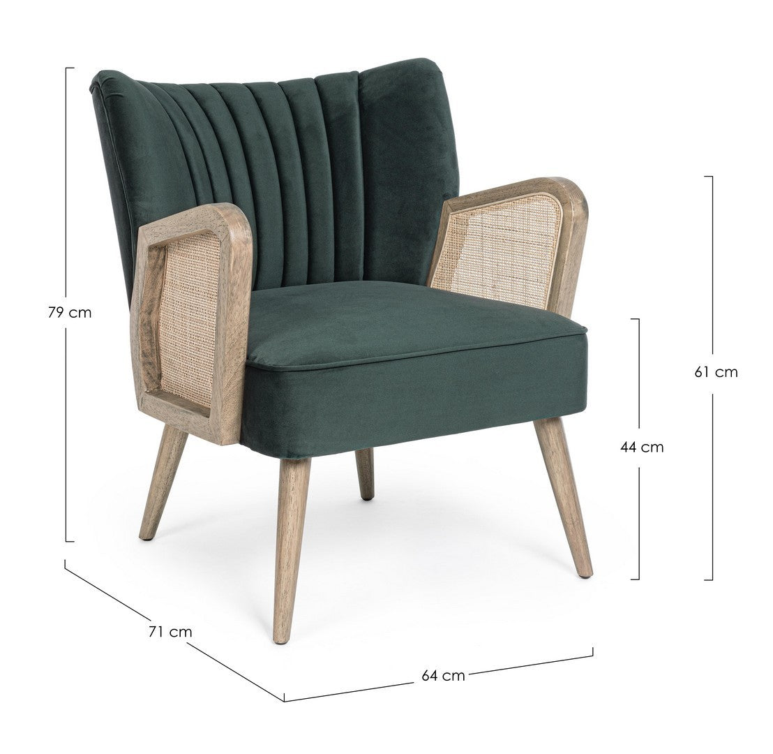 Sessel Virna grün I Bizzotto | STUFF Shop