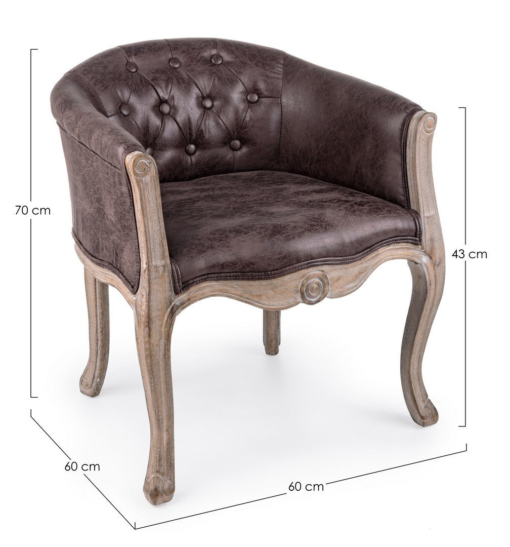 Sessel Diva dunkel von Bizzotto I STUFF Shop