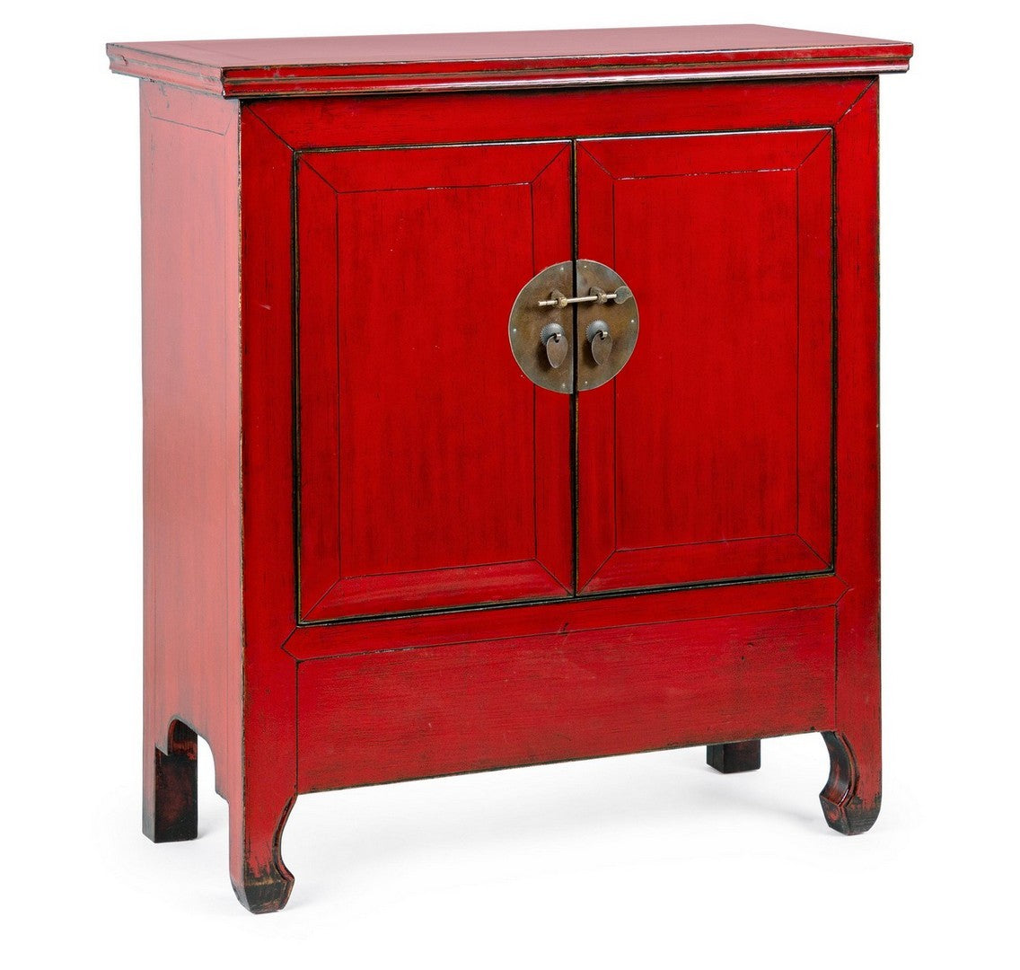 Sideboard Jinan 2T rot von Bizzotto I STUFF Shop
