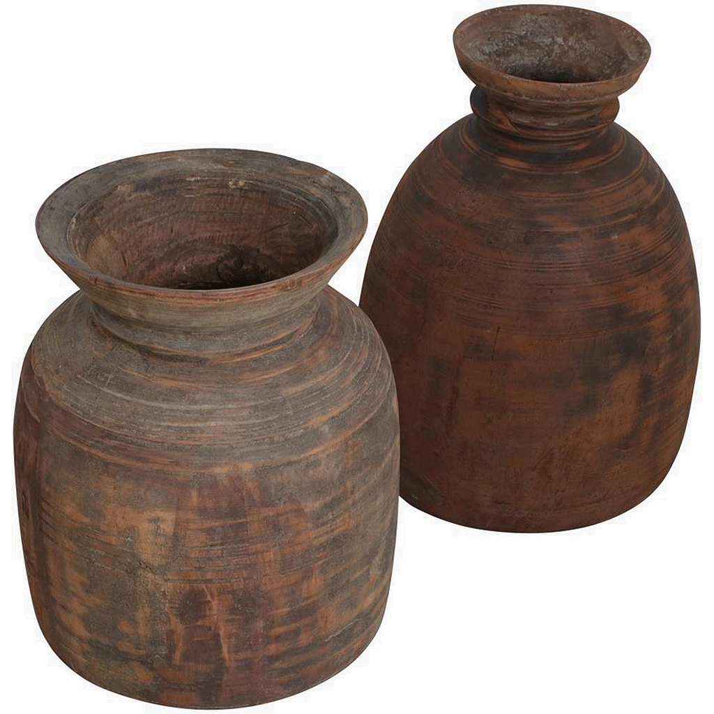 Nepalesische Bodenvase H38cm