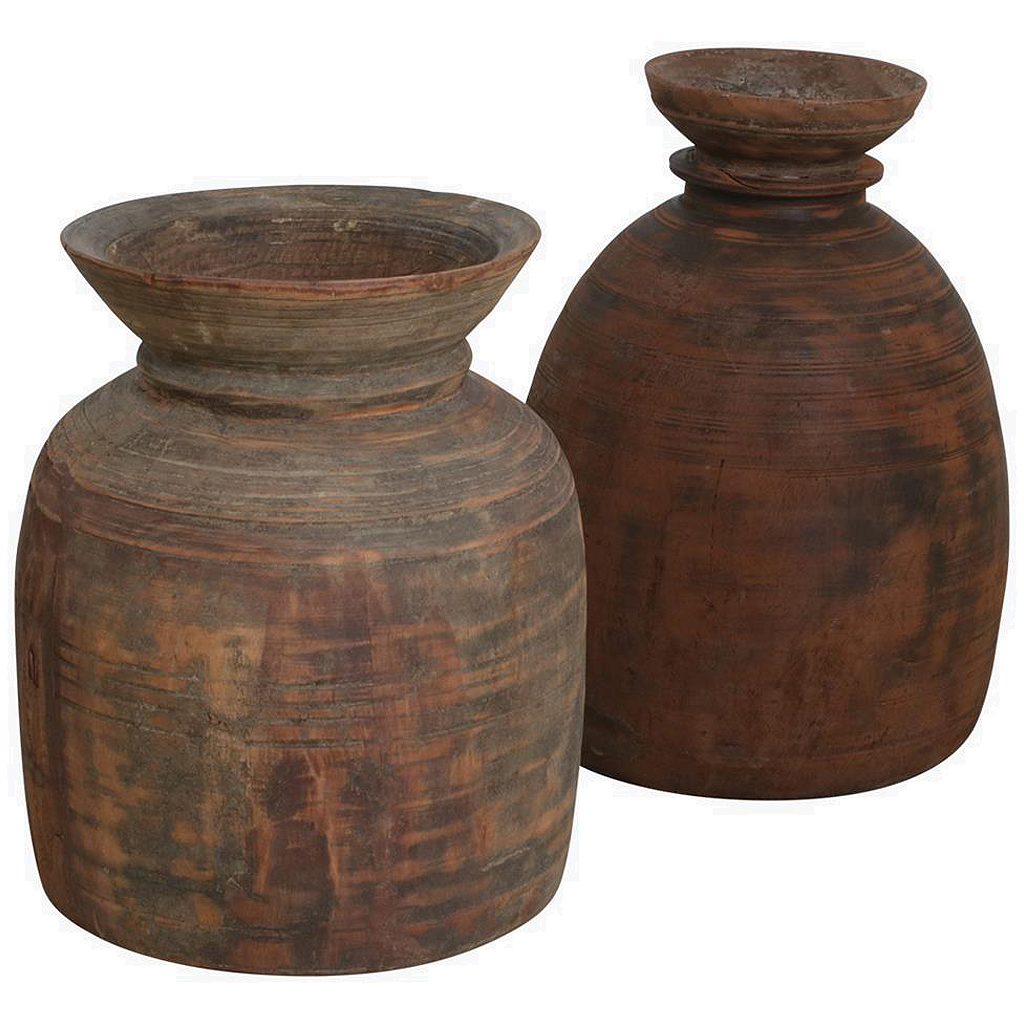 Nepalesische Bodenvase H38cm