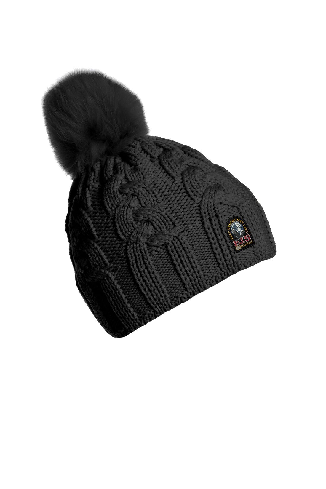 Parajumpers Damen Mütze Cable Hat in Black 541