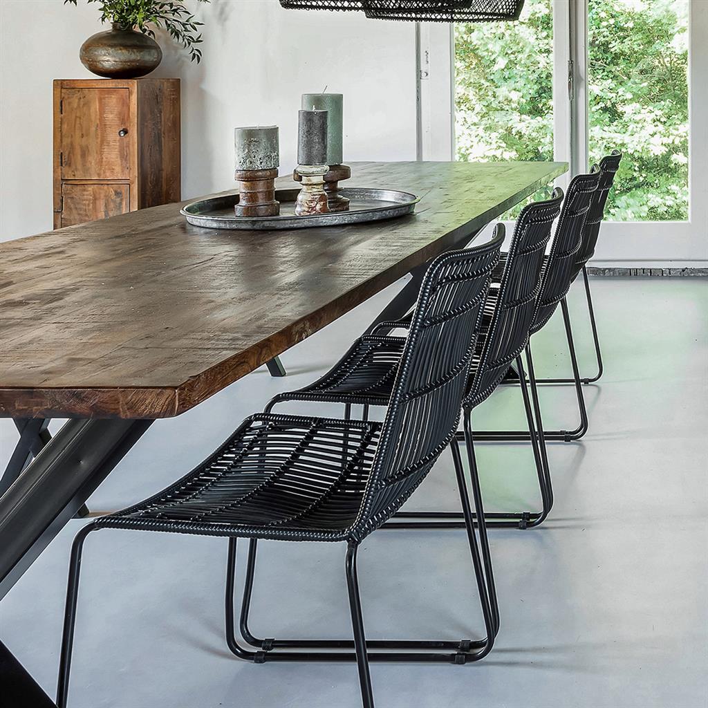 Outdoor-Stuhl Jane schwarz