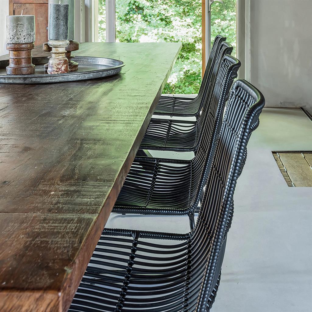 Outdoor-Stuhl Jane schwarz