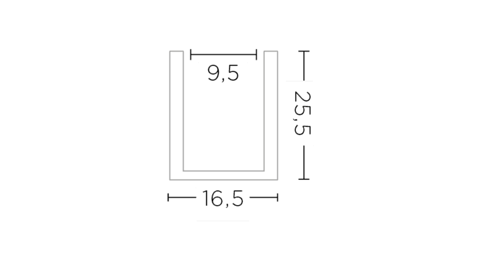 Vase Nikki small - Maße