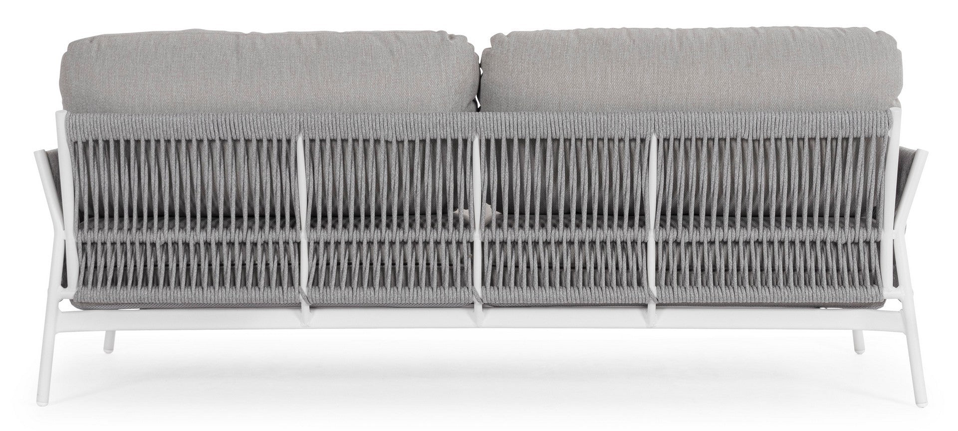 Outdoor Sofa Paradis Agate grau mit Aluminiumgestell für Garten und Terrasse