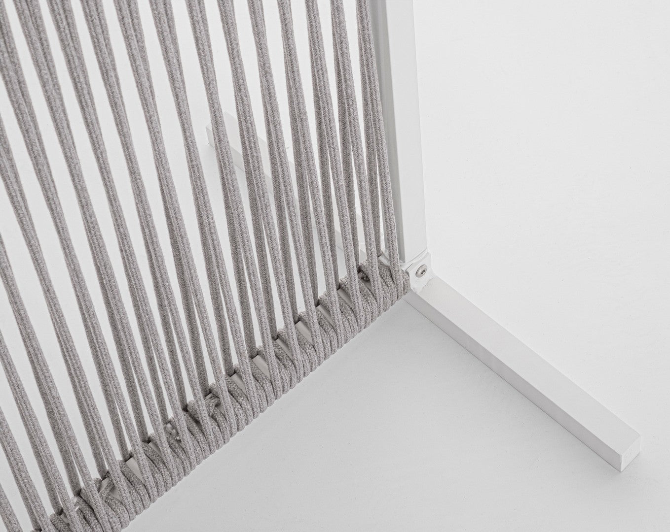Paravent Paxson 180x120 cm weiß/grau