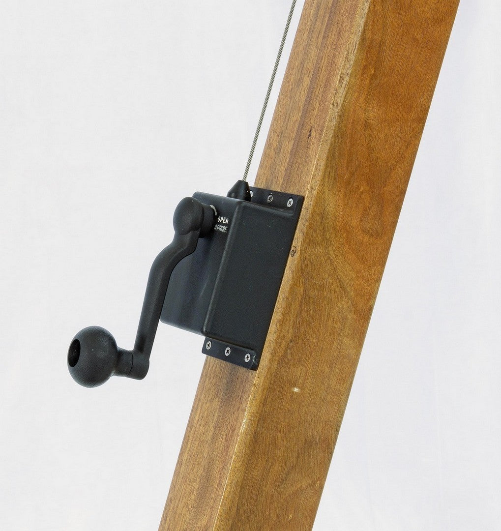 Outdoor Sonnenschirm Capua 3 x 3 m aus Teakholz mit ecrufarbener Bespannung | BIzzotto bei STUFF Shop kaufen