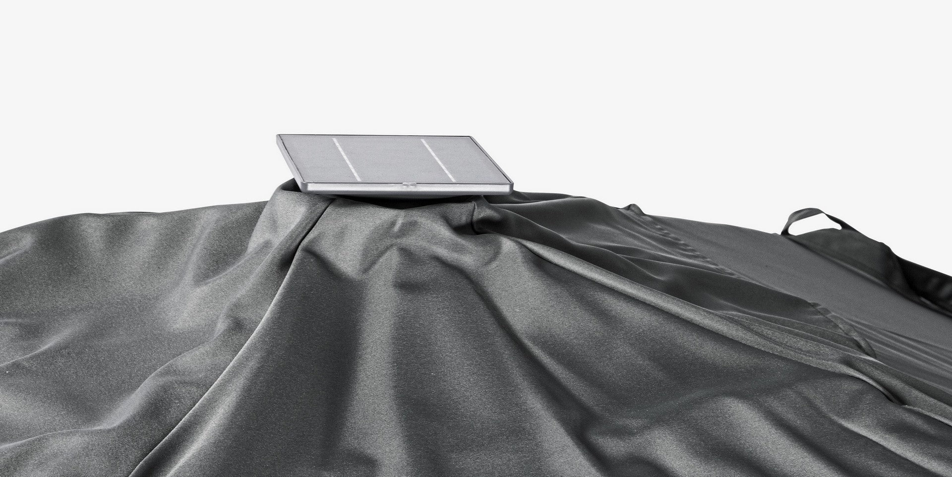 Sonnenschirm Ines mit LEDs 3x3m dunkelgrau I Bizzotto bei Stuff Shop kaufen