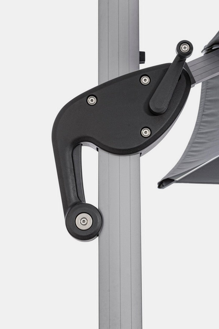 Sonnenschirm Ines mit LEDs 3x3m dunkelgrau I Bizzotto bei Stuff Shop kaufen