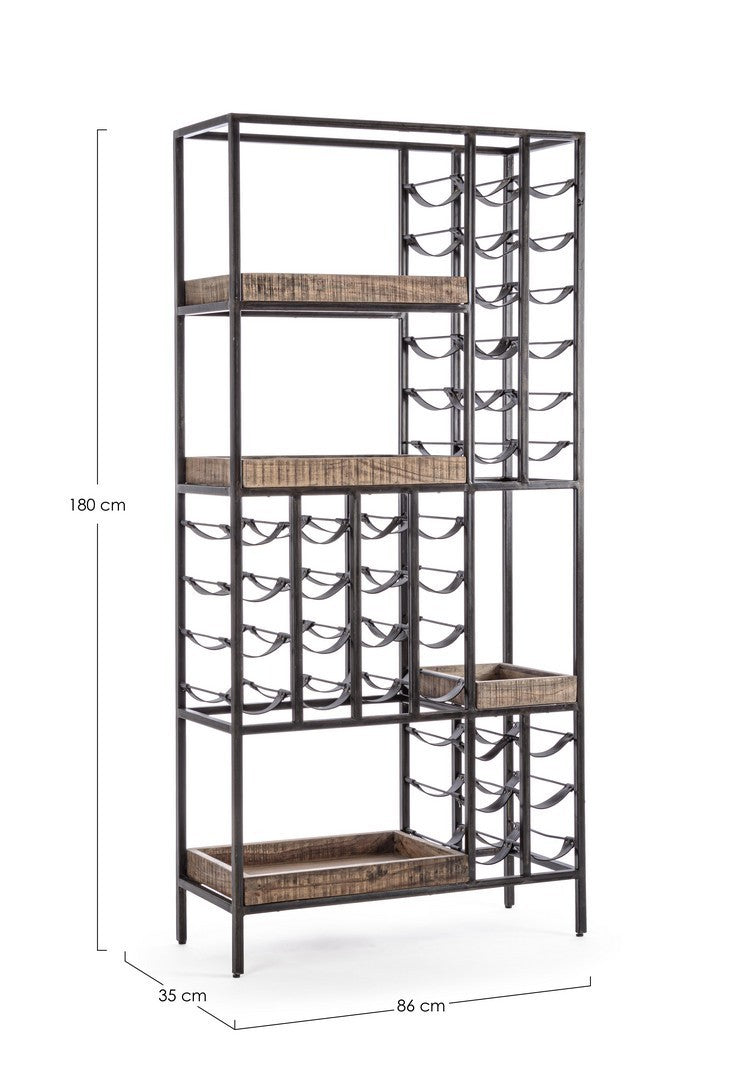 Weinregal Elmer h180cm Bizzotto I STUFF Shop