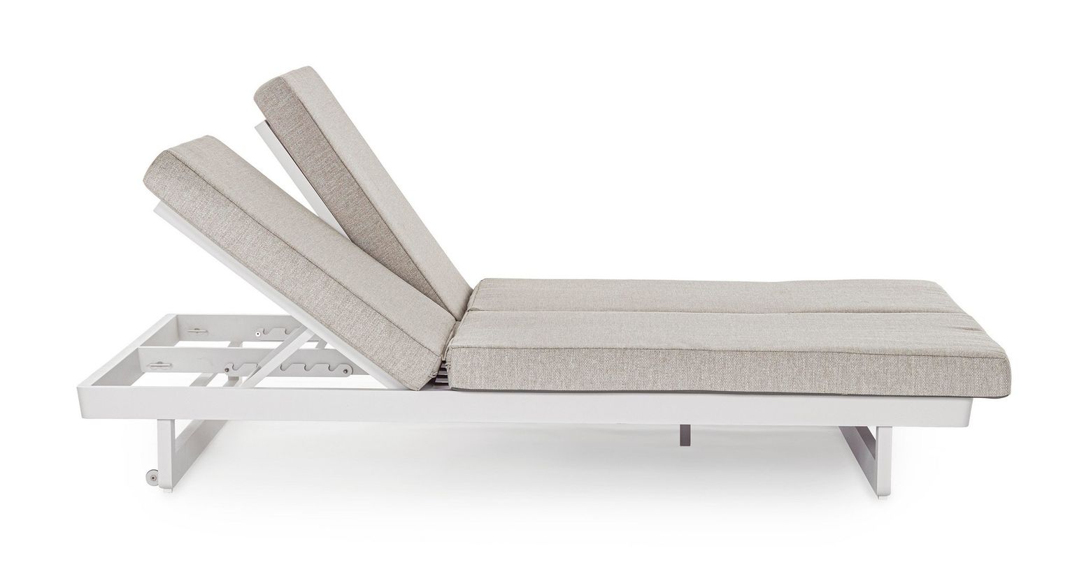Outdoor Doppel-Liegestuhl Infinity 	in weiß/graphite I STUFF Shop