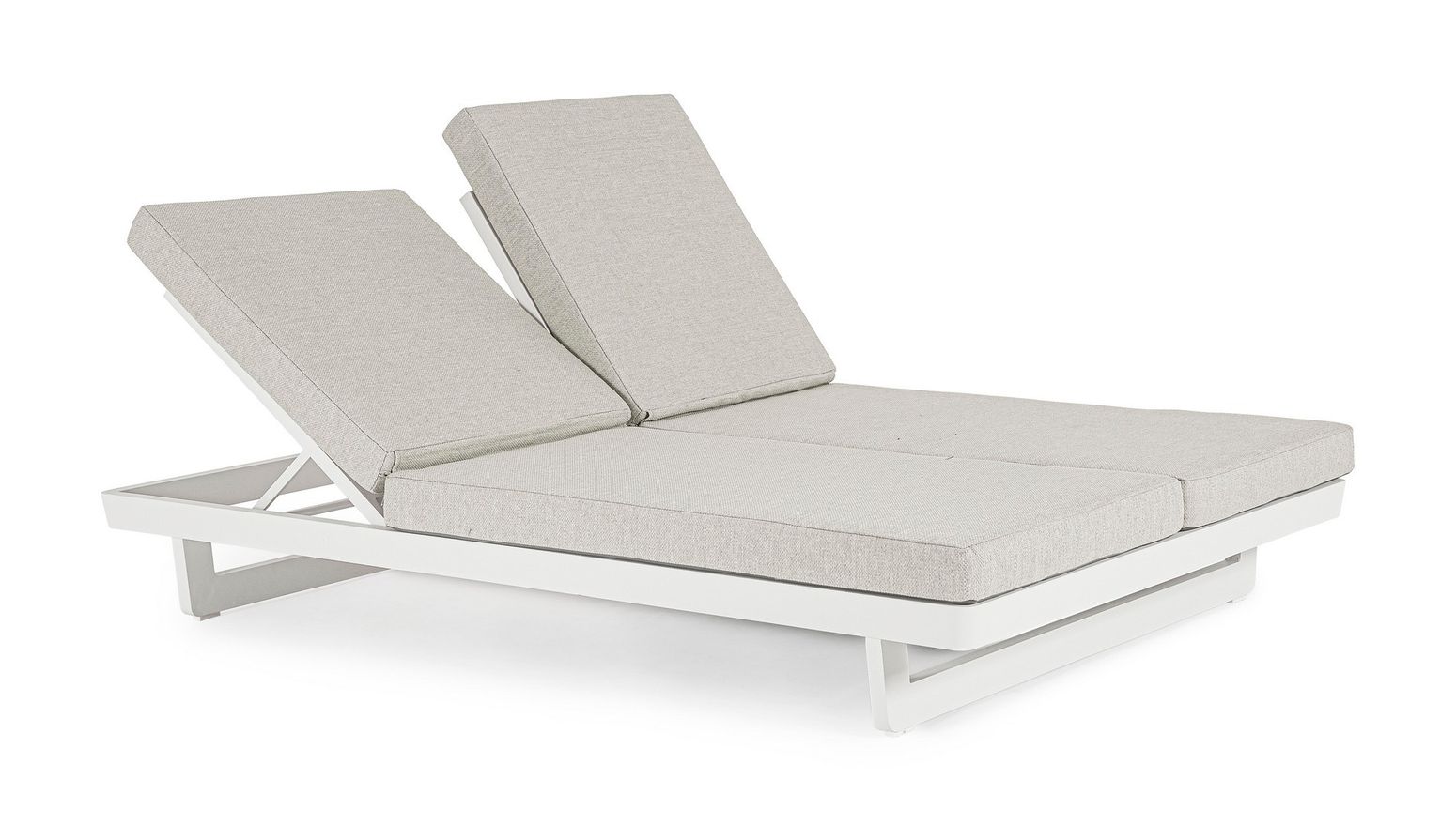 Outdoor Doppel-Liegestuhl Infinity 	in weiß/graphite I STUFF Shop