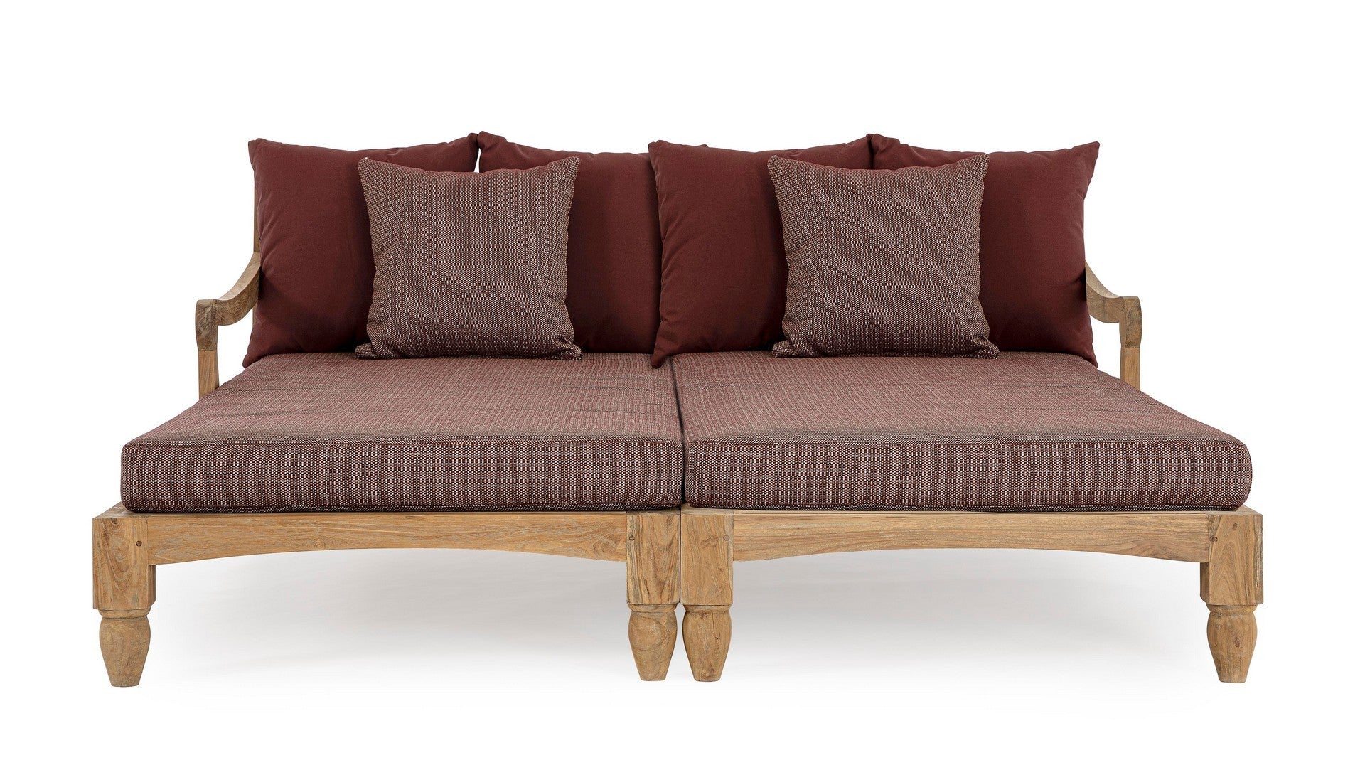2-Set Daybed Bali weinrot | Bizzotto bei STUFF Shop kaufen