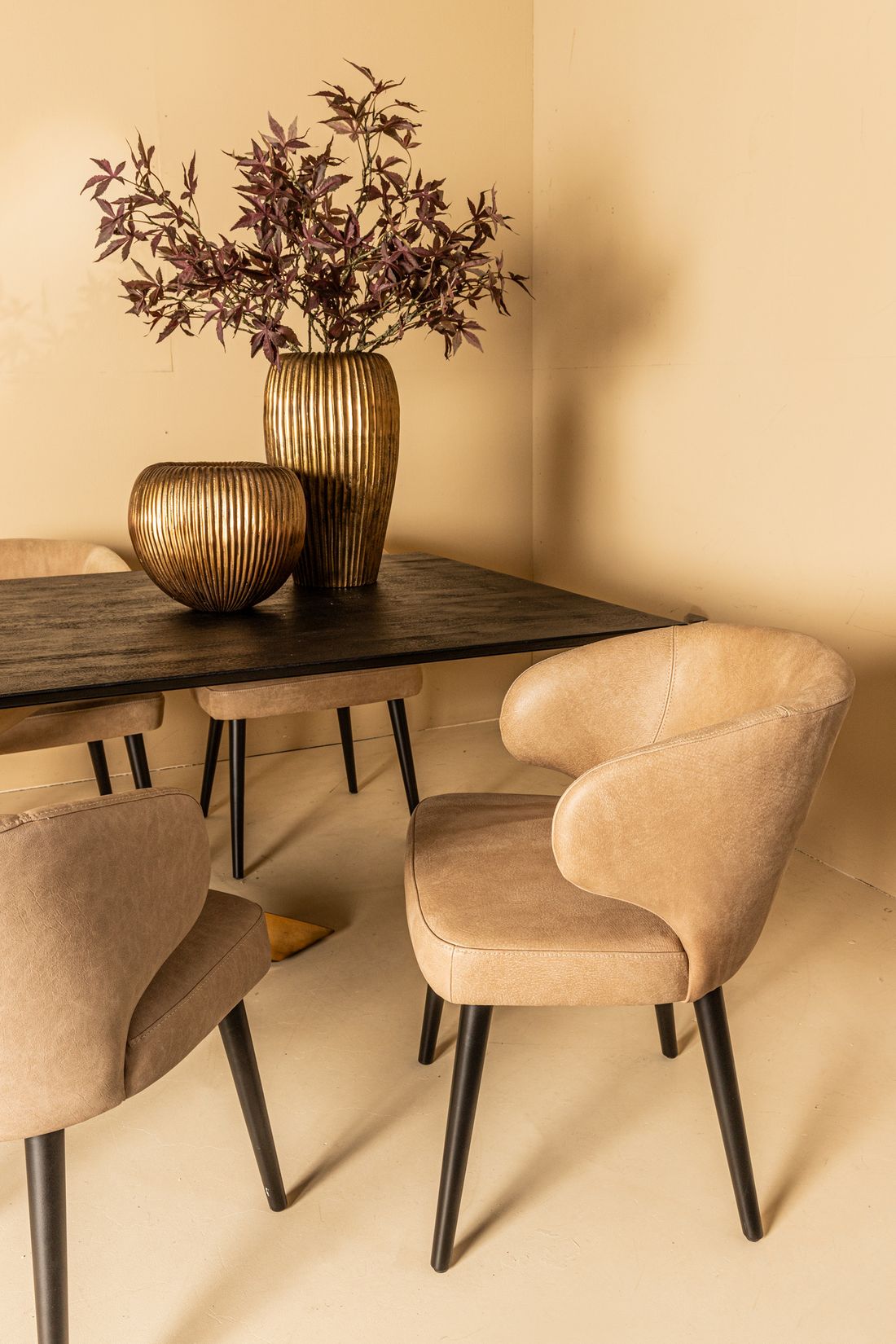 Dining Chair Fiori Nubukleder PTMD