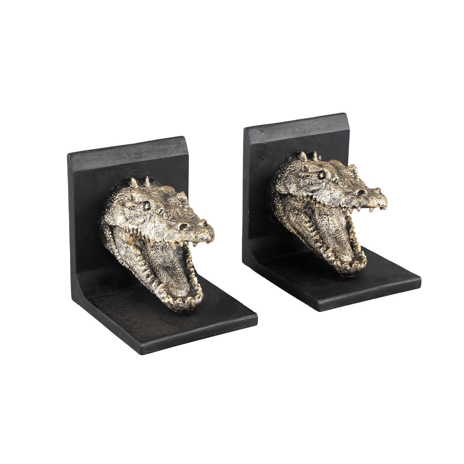 Buchständer Kroko Mike Gold | STUFF Shop