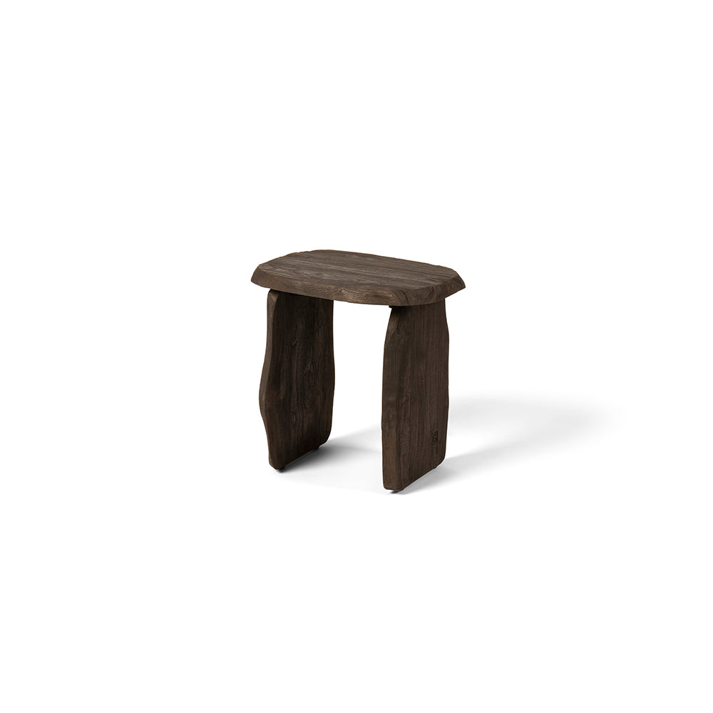 Hocker Pebble schwarz - Gommaire