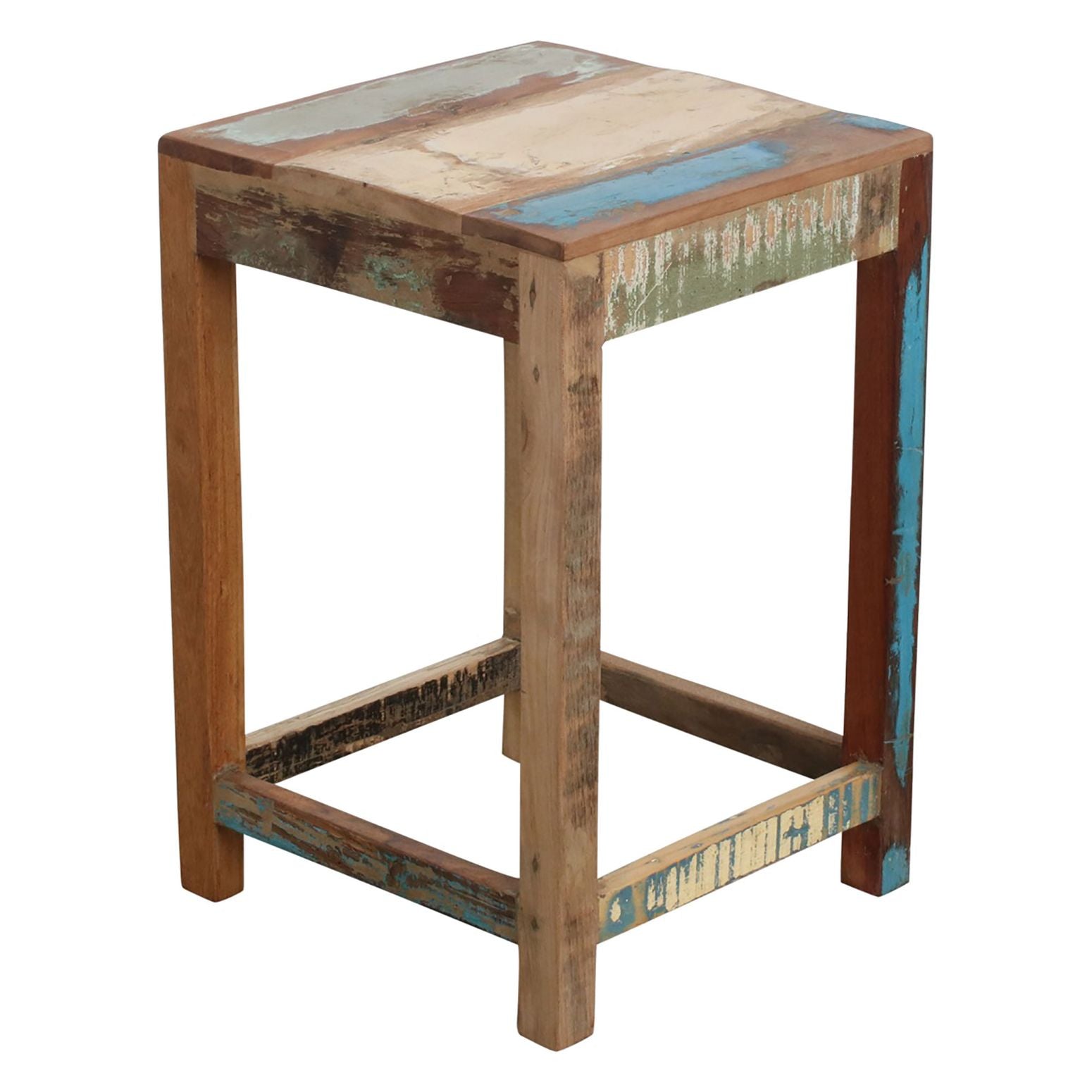 Vintage Charme Scrapwood-Hocker | STUFF Shop
