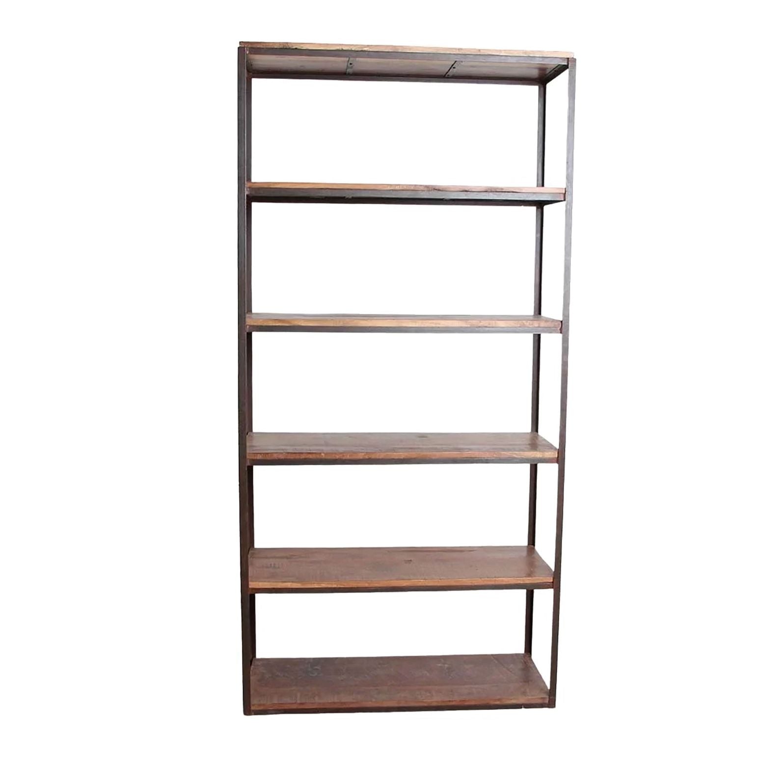 Industrielles Regal Factory aus der STUFF Loft Kollektion mit Altmetall und recyceltem Holz