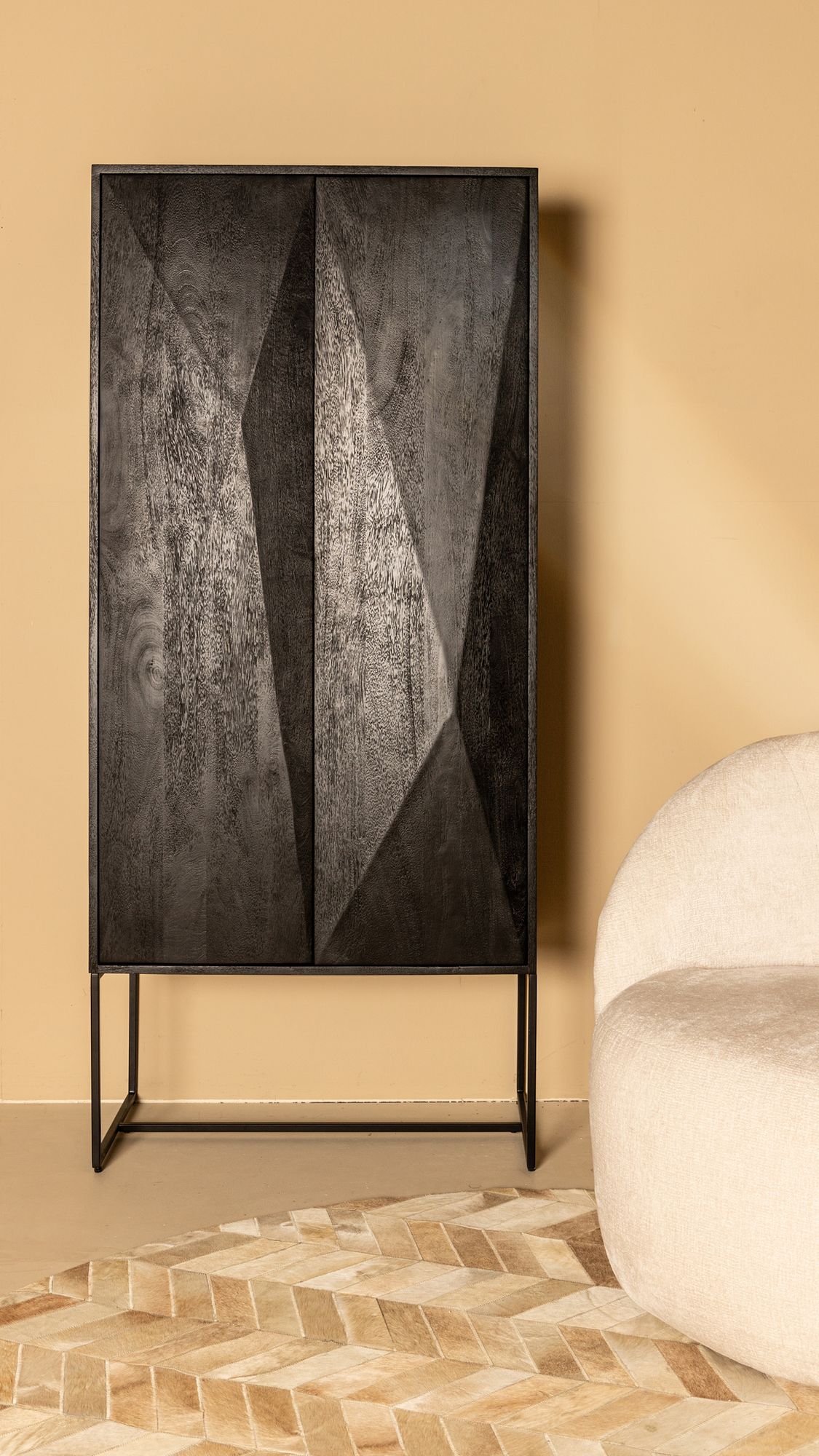 Schrank Onyx Eleganter 2-Türiger