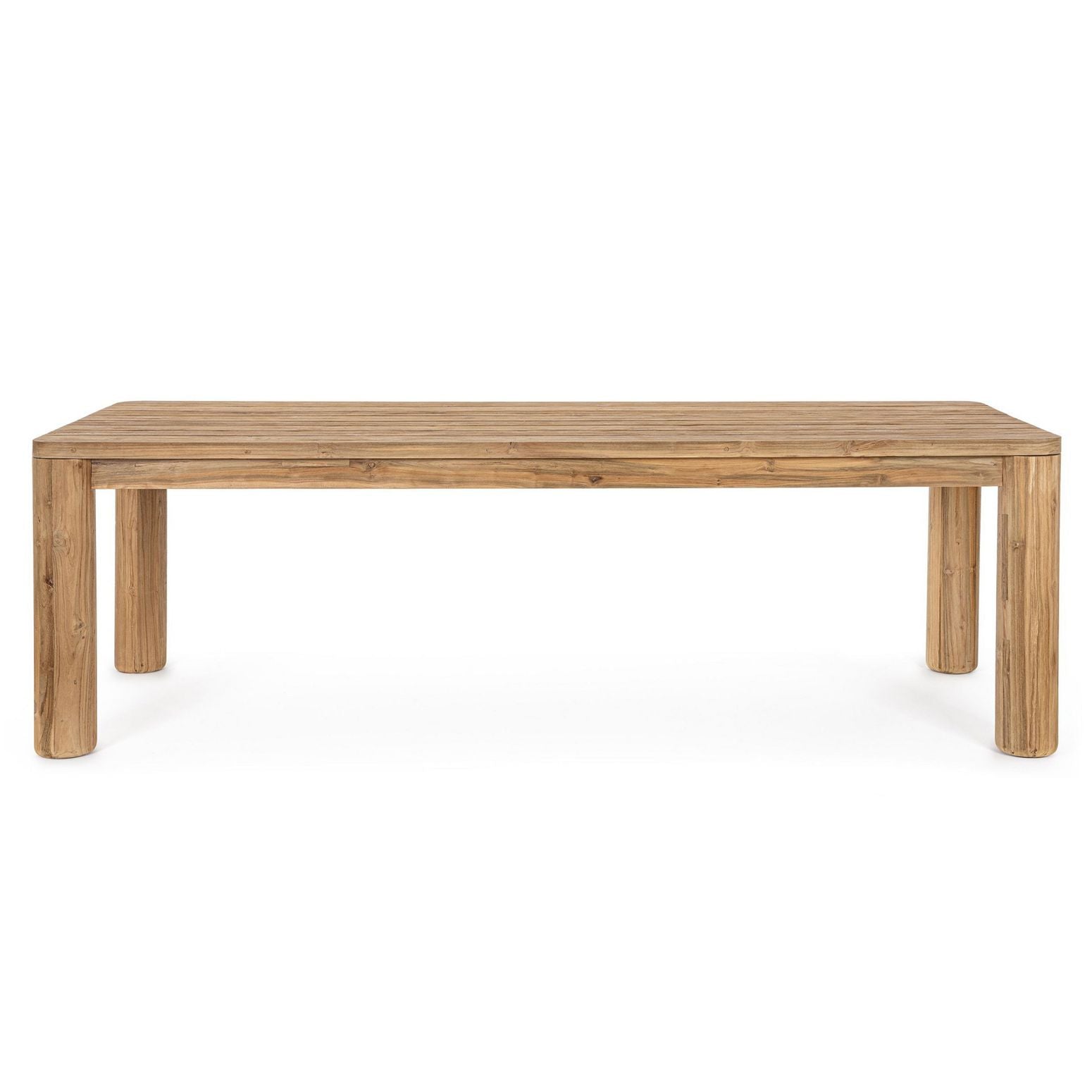 Esstisch Maverick Outdoor in Natur Teak mit robusten Beinen