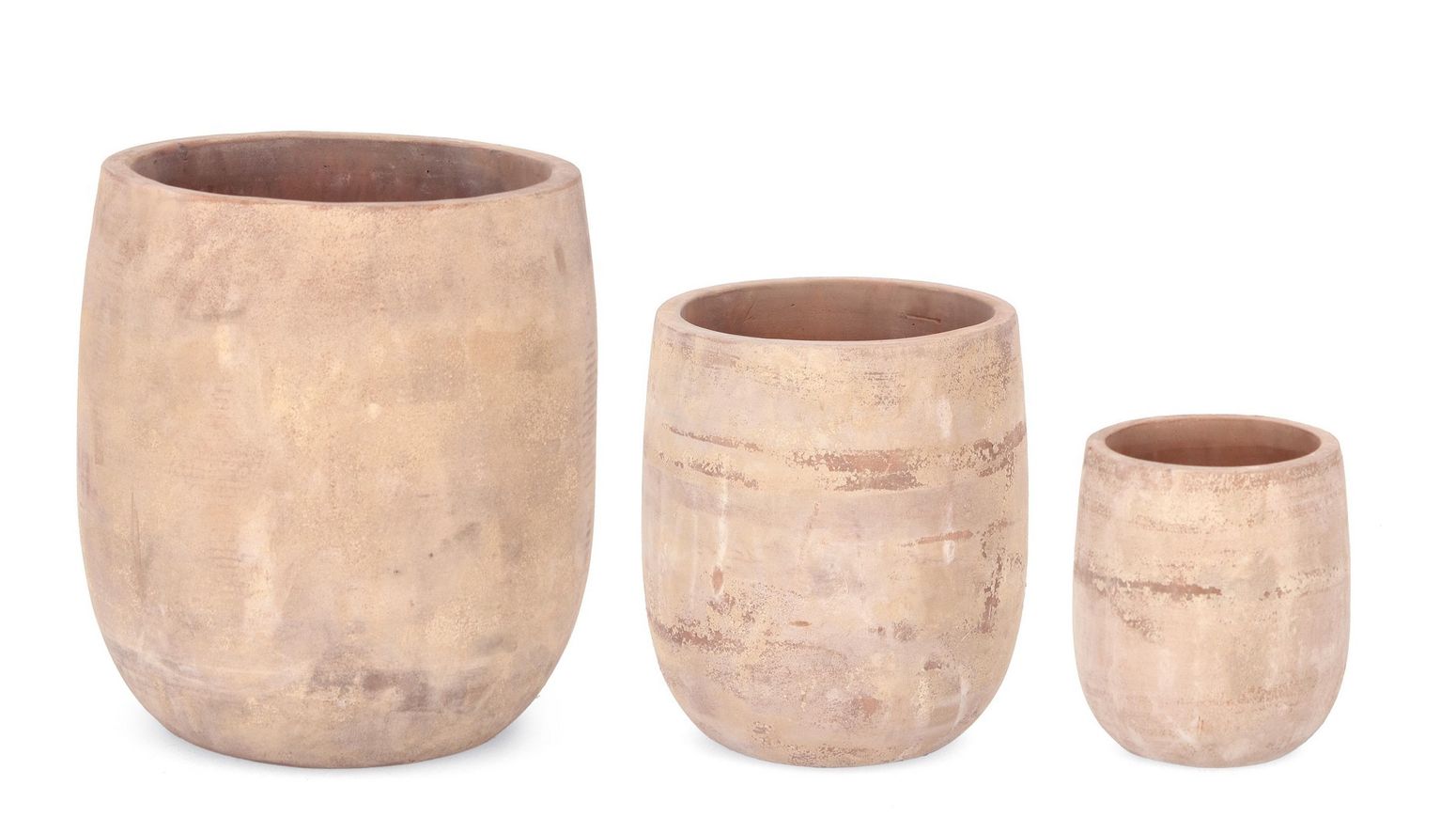 Übertopf 3-Set Minh Ru Hoch Terracotta I STUFF Shop