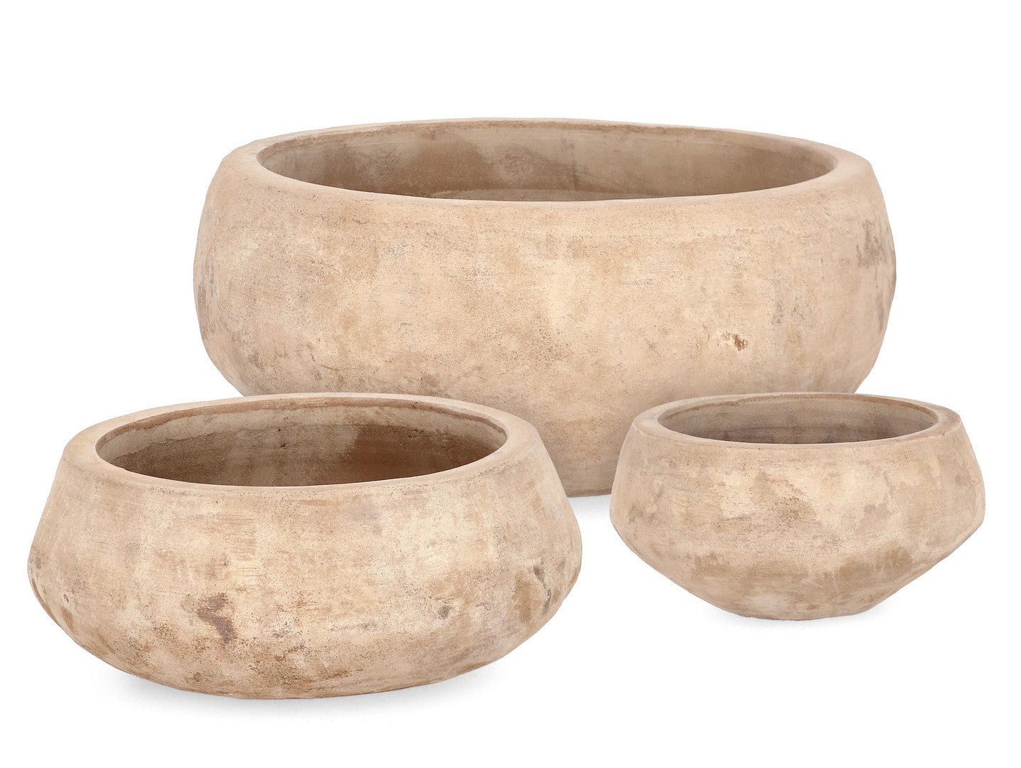 Übertopf 3-Set Minh Ru Schale Terracotta I STUFF Shop