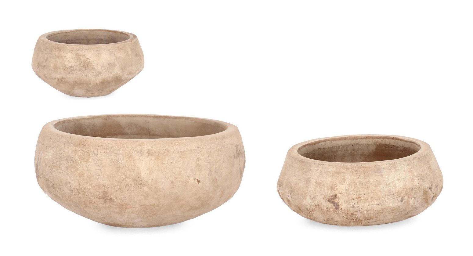 Übertopf 3-Set Minh Ru Schale Terracotta I STUFF Shop