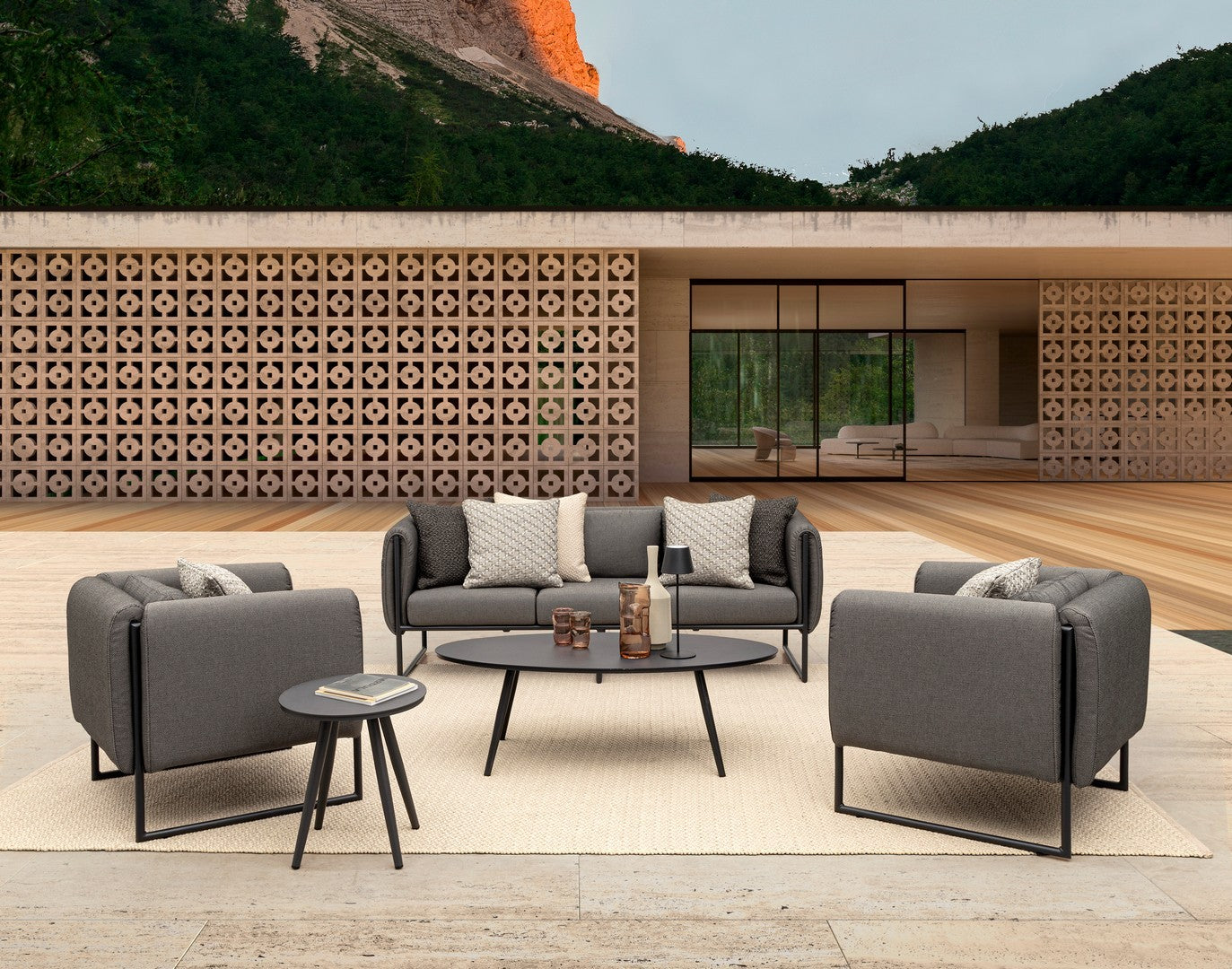 Outdoor-Teppich Savan Beige