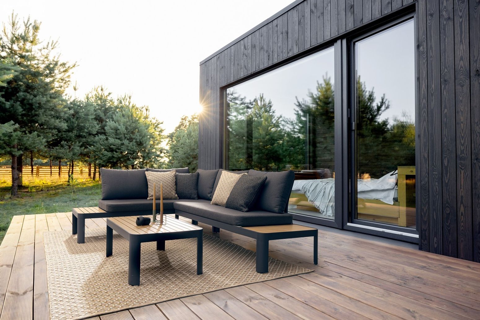 Outdoor-Teppich Bhajan Taupe I STUFF Shop