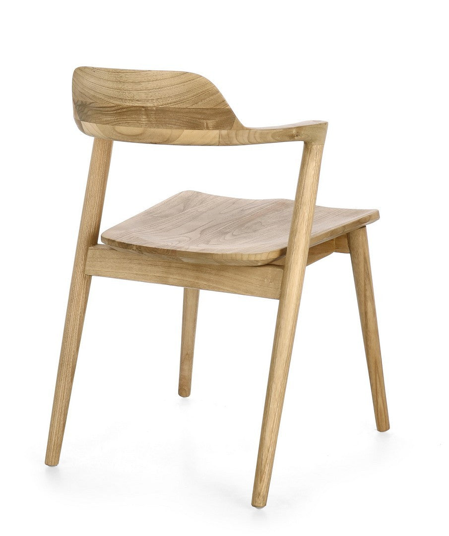 Stuhl AMERY aus Sungkai-Holz mit natürlichem Finish